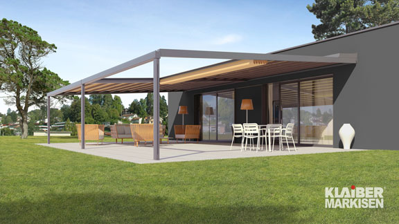 Pergolamarkise RIVERA P5000 | KLAIBER Sonnen- und Wetterschutztechnik GmbH