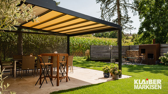 Pergolamarkise RIVERA P5000 | KLAIBER Sonnen- und Wetterschutztechnik GmbH