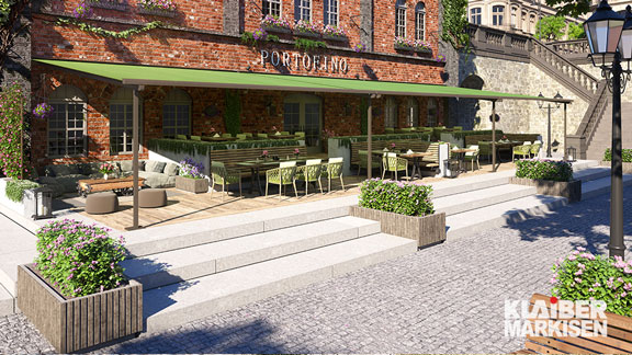 Pergolamarkise PERGOLINO P3000 / P3500 | KLAIBER Sonnen- und Wetterschutztechnik GmbH